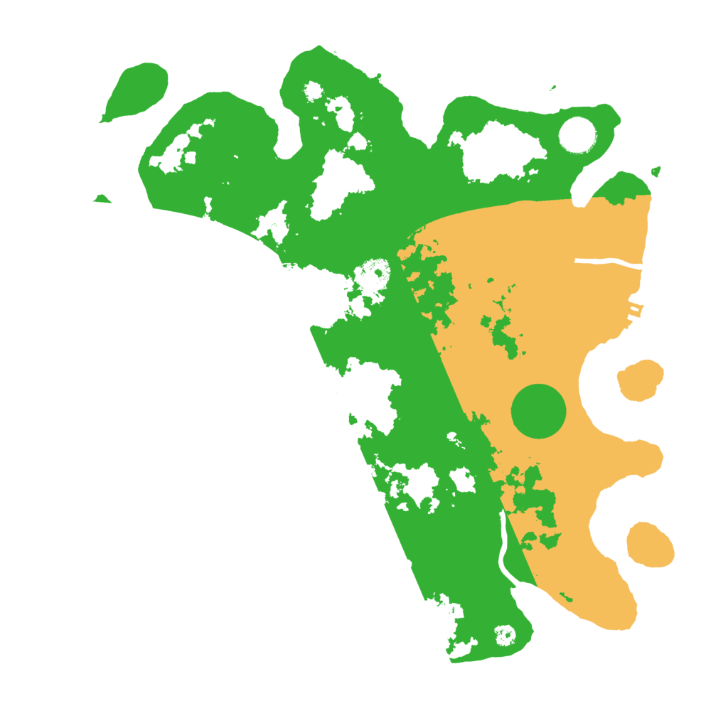 Biome Rust Map: Procedural Map, Size: 3500, Seed: 88091854