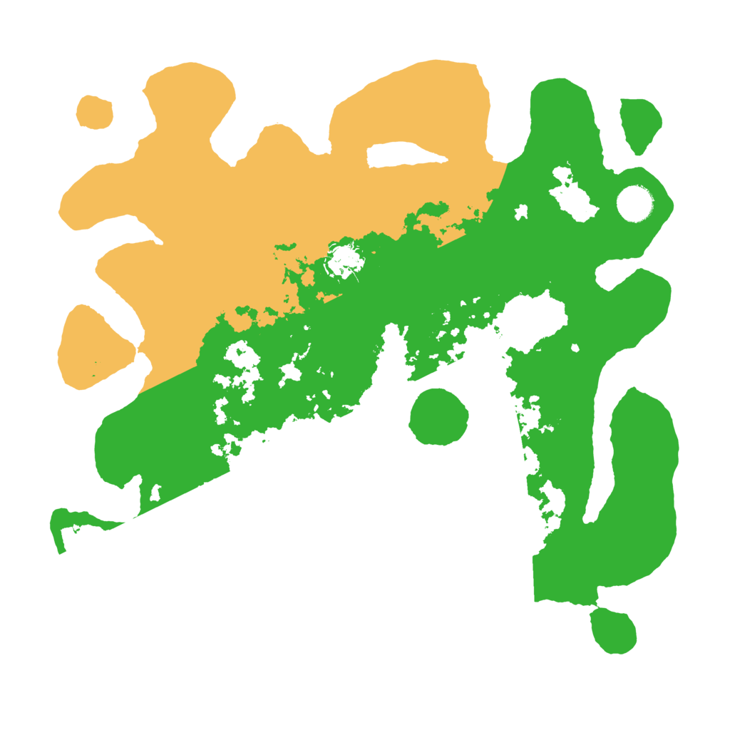 Biome Rust Map: Barren, Size: 3550, Seed: 360295