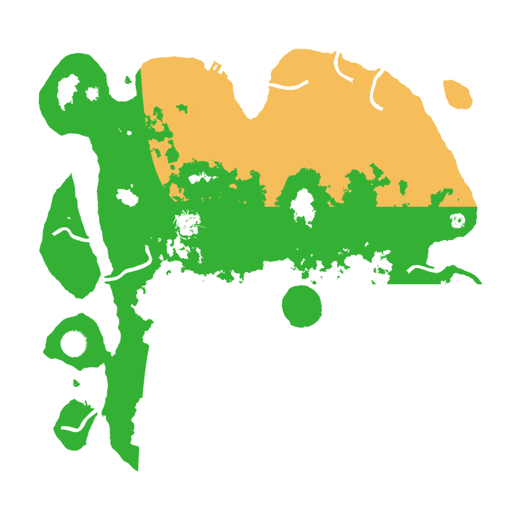 Biome Rust Map: Procedural Map, Size: 3500, Seed: 32692825