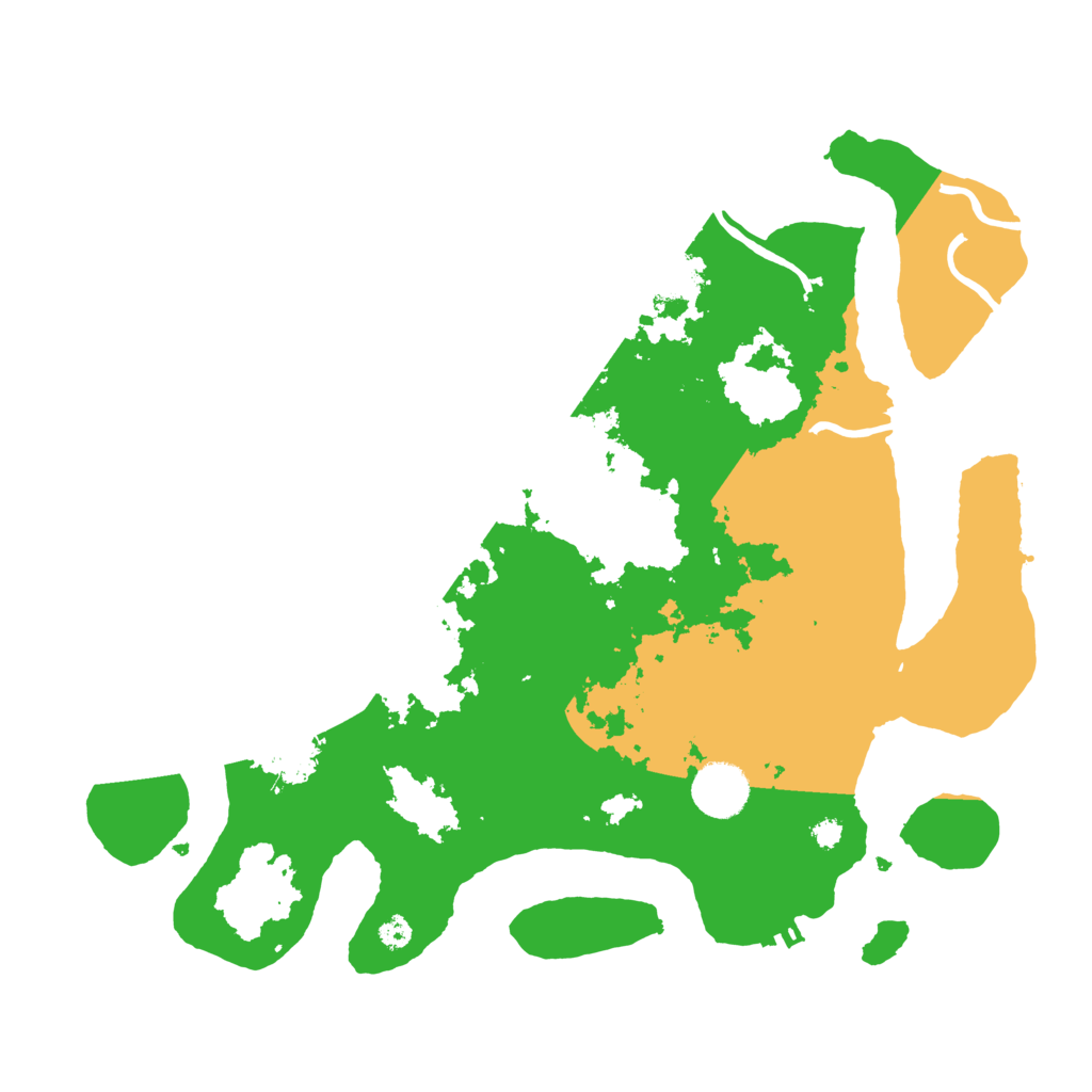 Biome Rust Map: Procedural Map, Size: 3500, Seed: 13635178