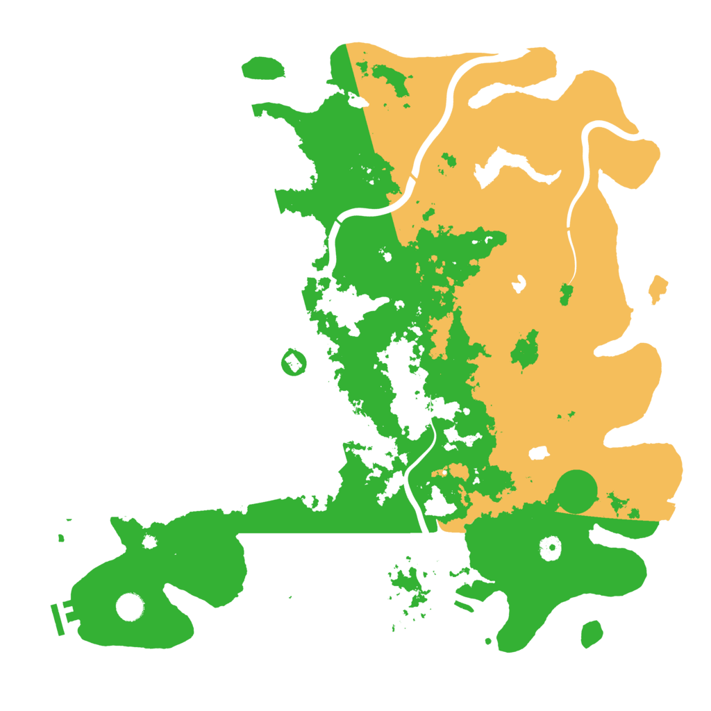 Biome Rust Map: Procedural Map, Size: 4500, Seed: 13794
