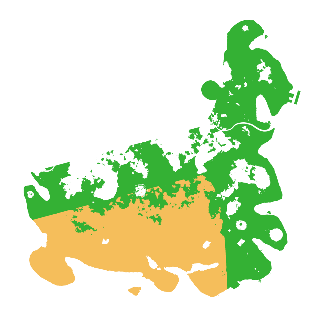 Biome Rust Map: Procedural Map, Size: 4500, Seed: 410671413