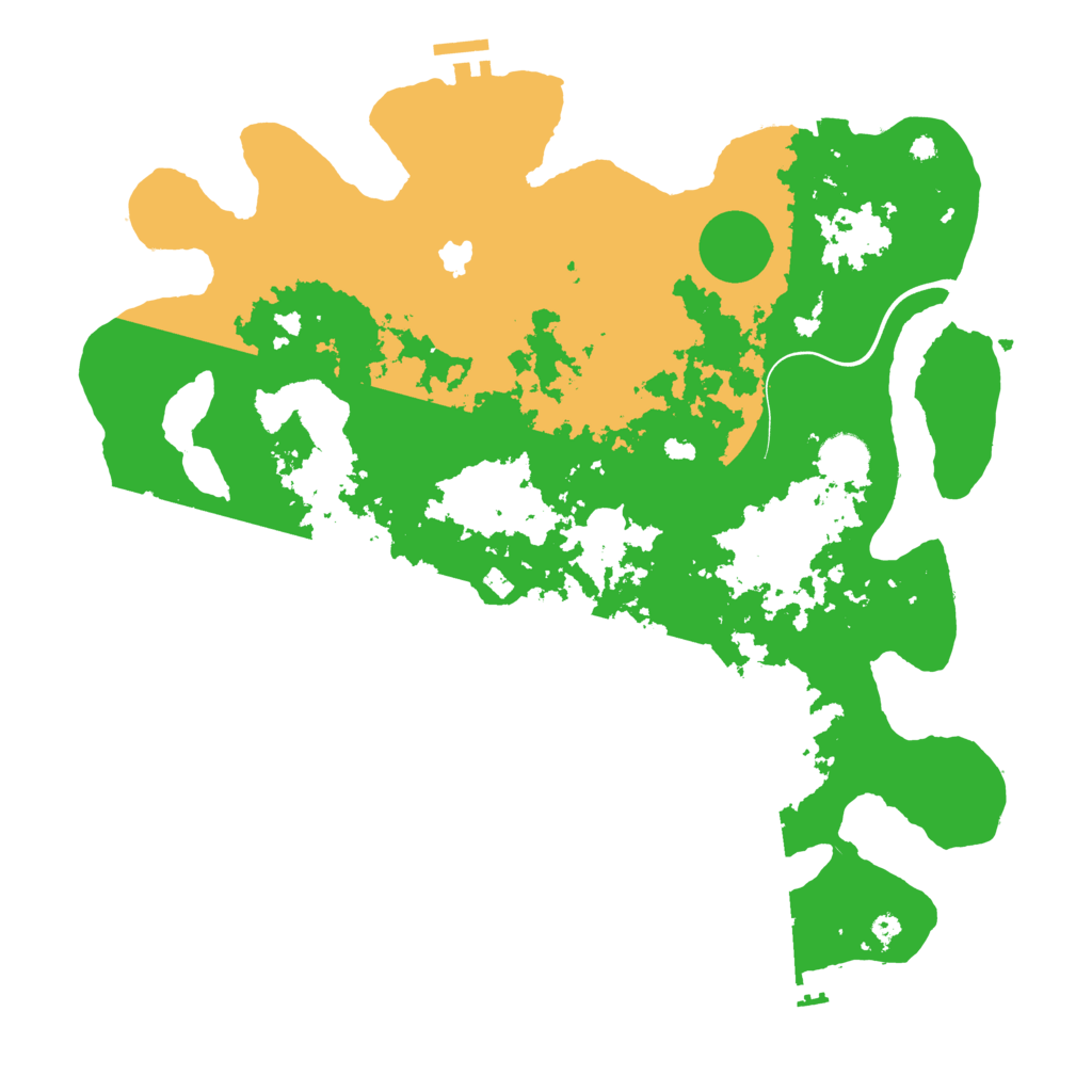 Biome Rust Map: Procedural Map, Size: 4000, Seed: 3454345