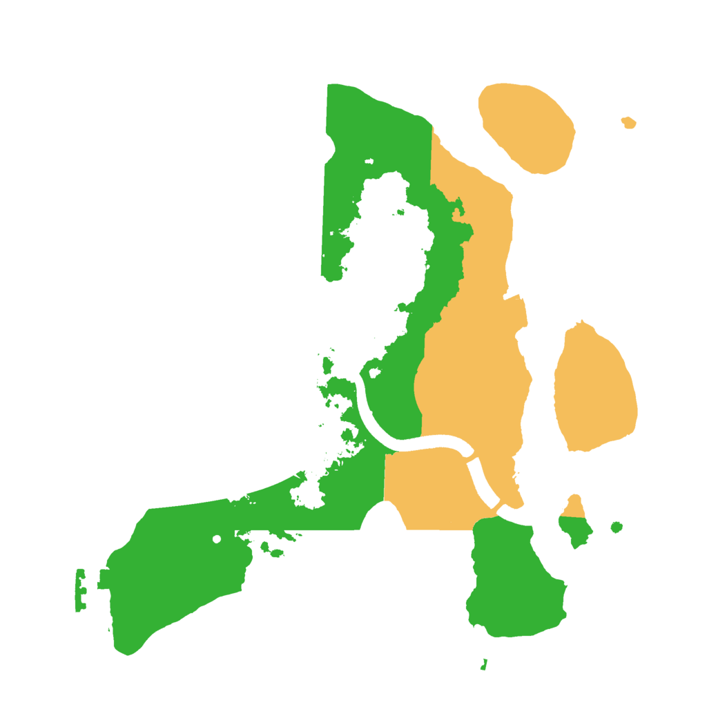 Biome Rust Map: Procedural Map, Size: 2500, Seed: 646233905