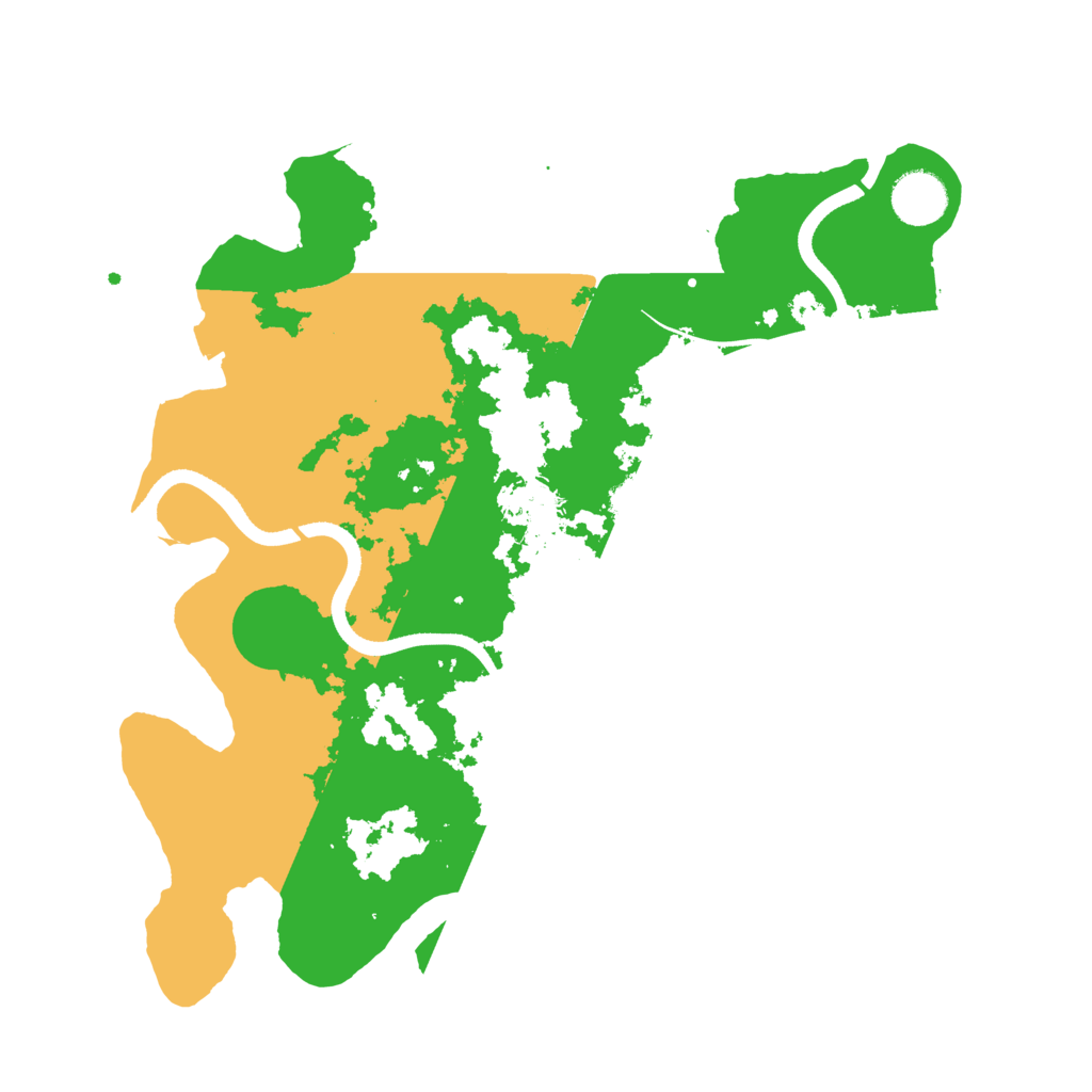 Biome Rust Map: Procedural Map, Size: 3500, Seed: 48562956