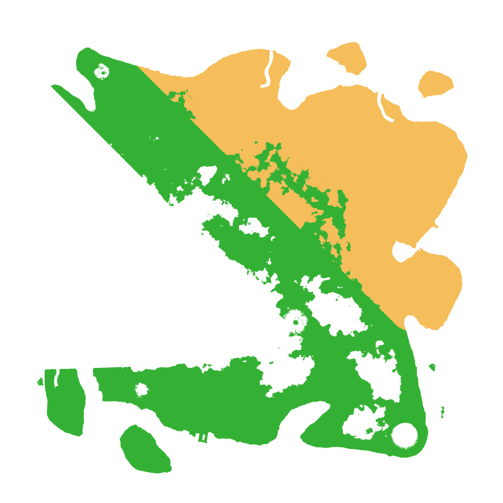 Biome Rust Map: Procedural Map, Size: 3500, Seed: 64238312