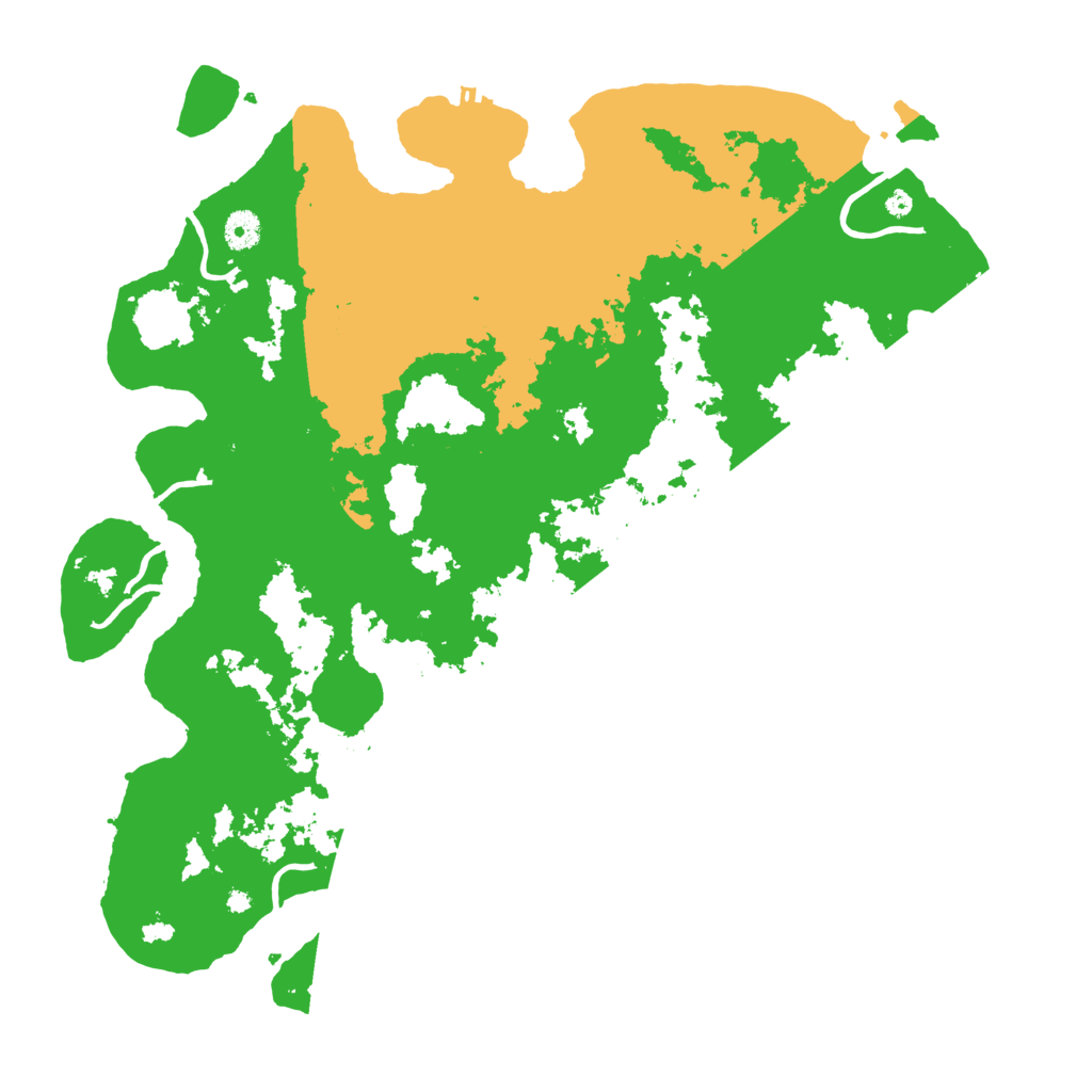 Biome Rust Map: Procedural Map, Size: 4300, Seed: 2008