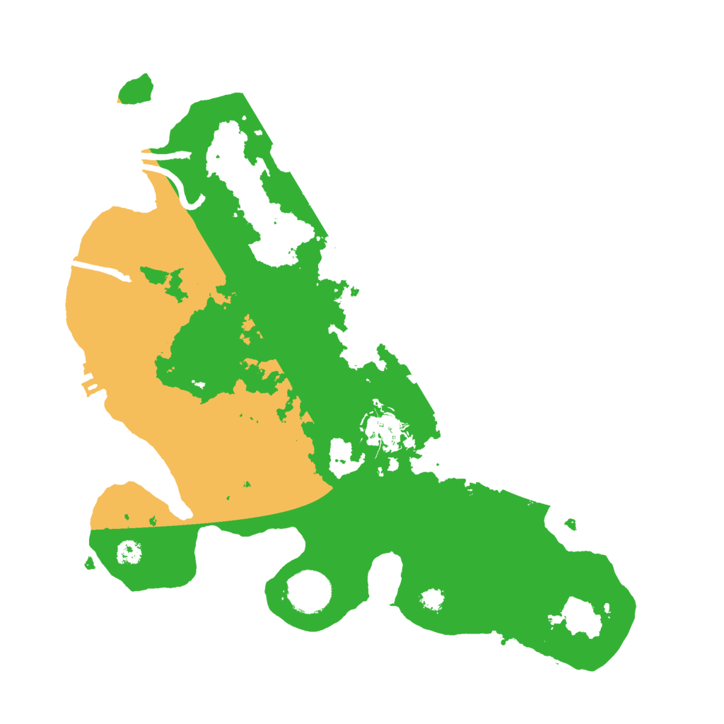 Biome Rust Map: Procedural Map, Size: 3000, Seed: 529808543