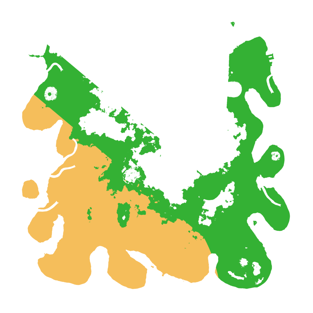 Biome Rust Map: Procedural Map, Size: 3500, Seed: 1289559425