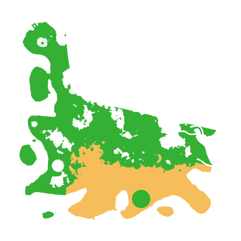 Biome Rust Map: Procedural Map, Size: 3500, Seed: 1747913256