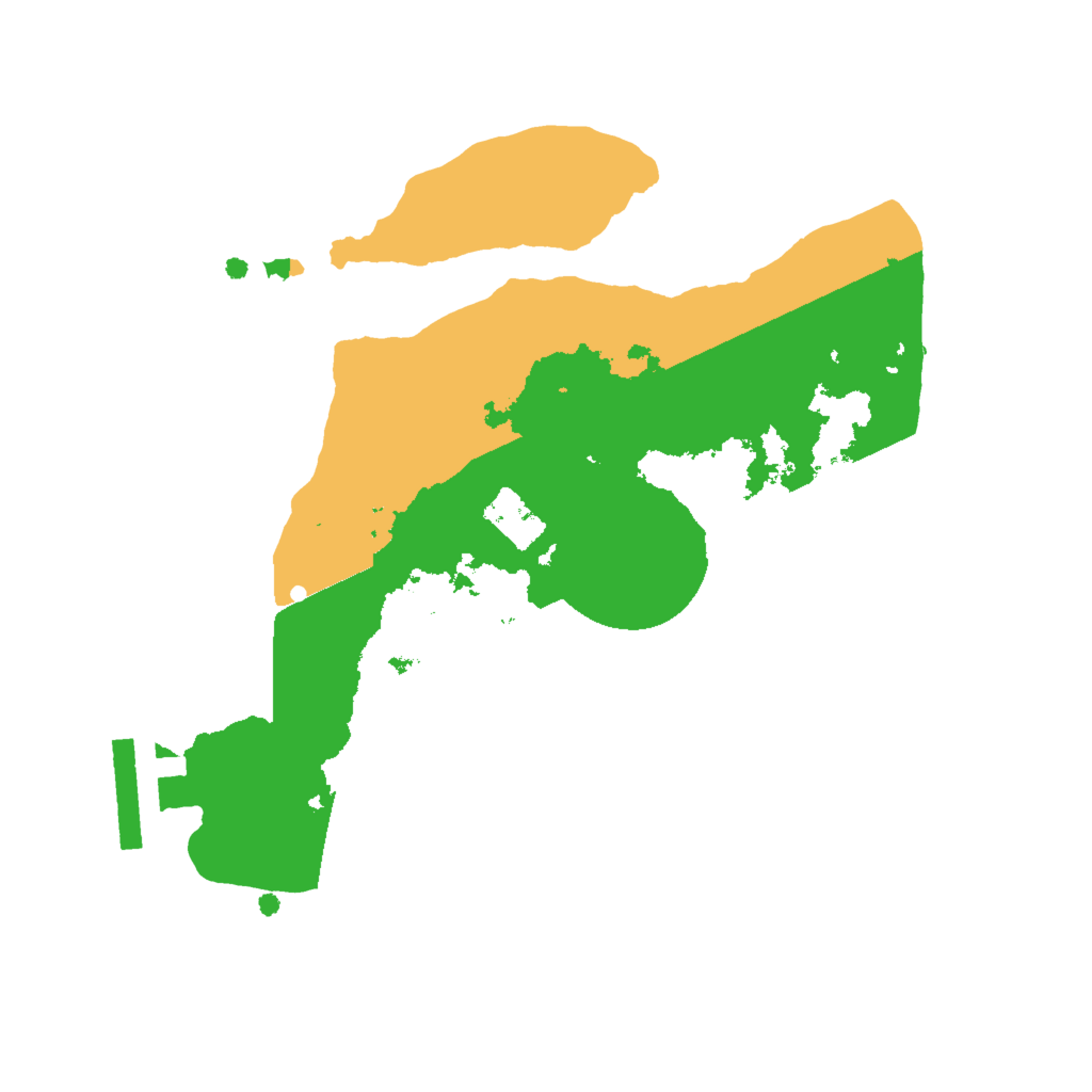 Biome Rust Map: Procedural Map, Size: 2000, Seed: 839823903