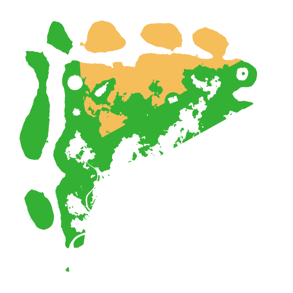 Biome Rust Map: Procedural Map, Size: 3500, Seed: 1855495098