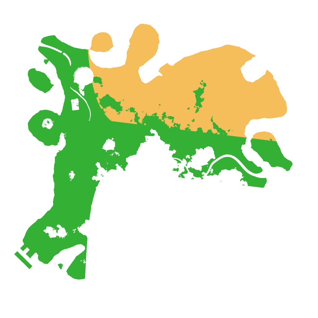 Biome Rust Map: Procedural Map, Size: 3000, Seed: 7938245