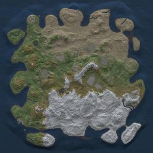 Thumbnail Rust Map: Procedural Map, Size: 4500, Seed: 458878996, 18 Monuments