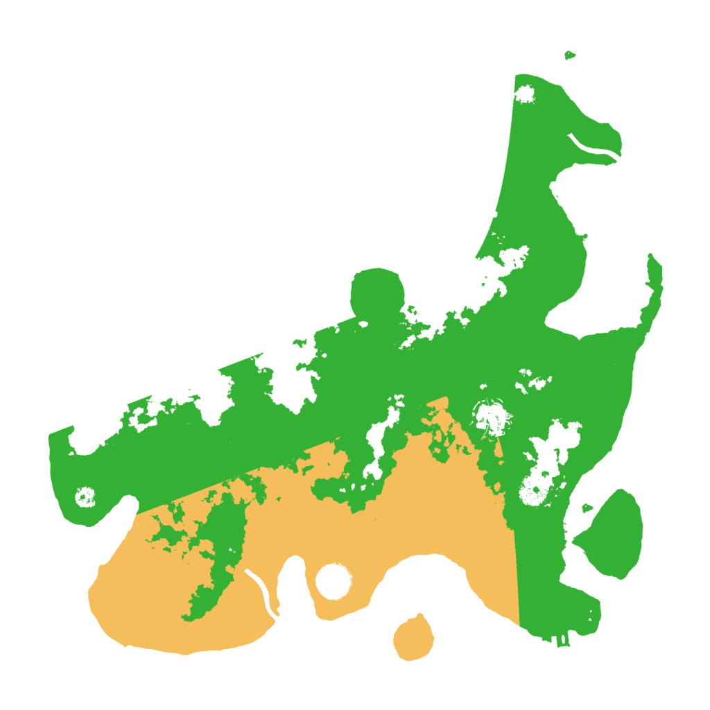 Biome Rust Map: Procedural Map, Size: 3500, Seed: 30368913