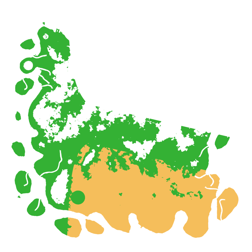 Biome Rust Map: Procedural Map, Size: 4800, Seed: 386494394