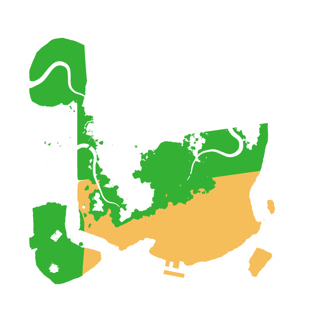 Biome Rust Map: Procedural Map, Size: 3000, Seed: 1735688632