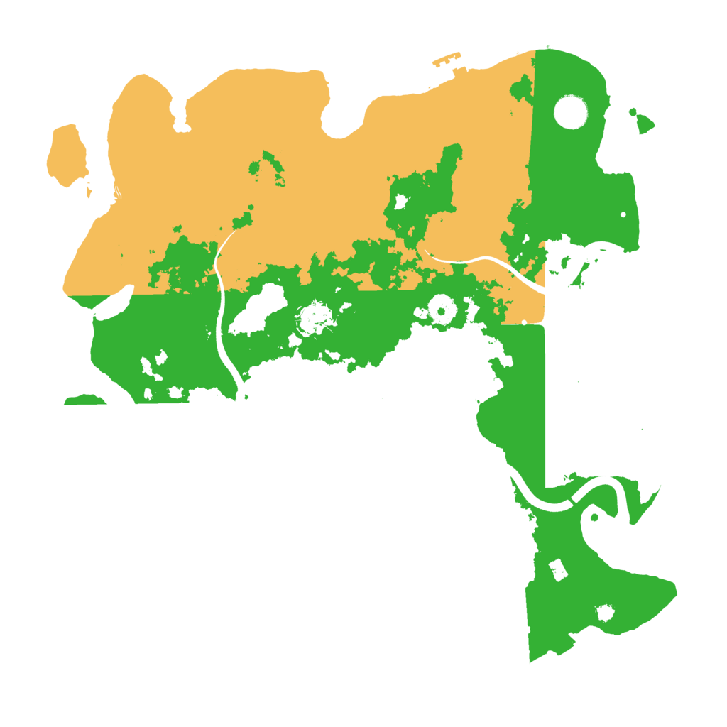 Biome Rust Map: Procedural Map, Size: 3800, Seed: 1432633583