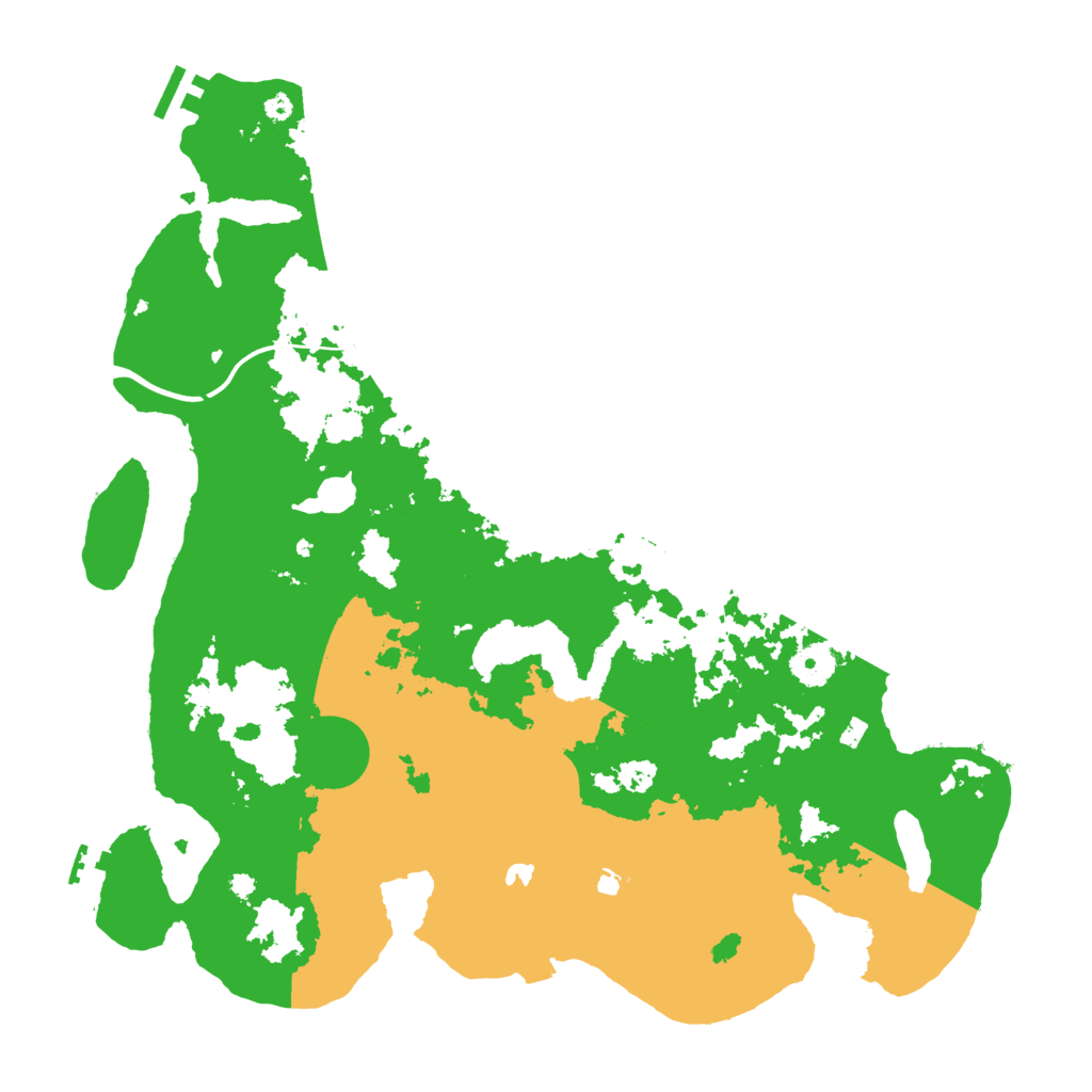 Biome Rust Map: Procedural Map, Size: 4000, Seed: 49876