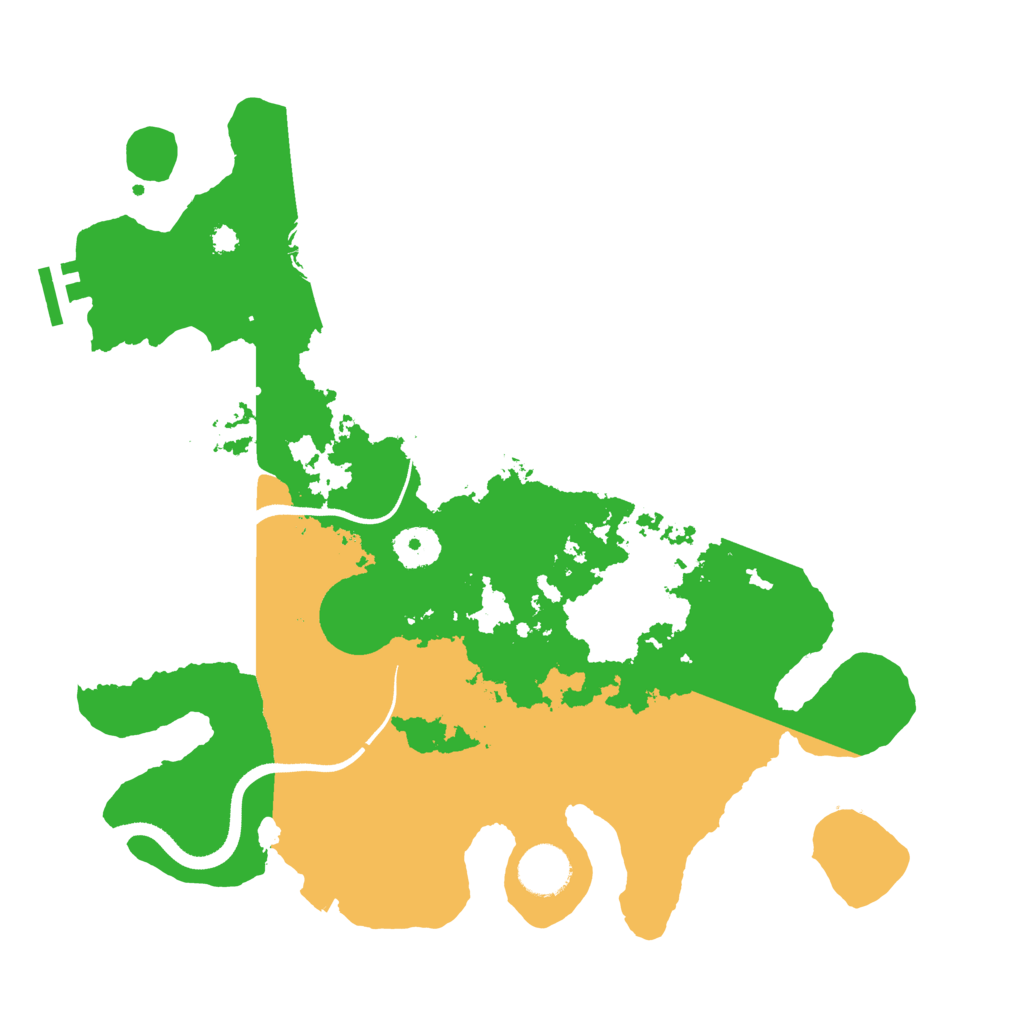 Biome Rust Map: Procedural Map, Size: 3500, Seed: 789172719