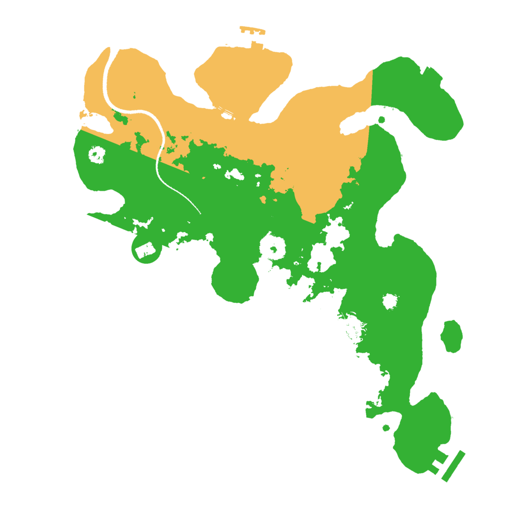 Biome Rust Map: Procedural Map, Size: 3000, Seed: 5642879