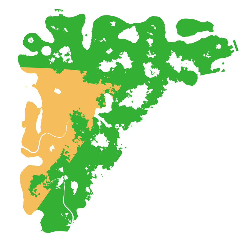 Biome Rust Map: Procedural Map, Size: 4500, Seed: 1726354