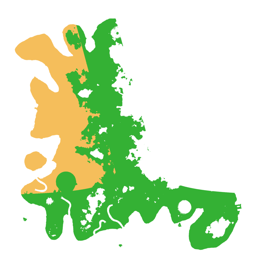 Biome Rust Map: Procedural Map, Size: 3500, Seed: 1874042738