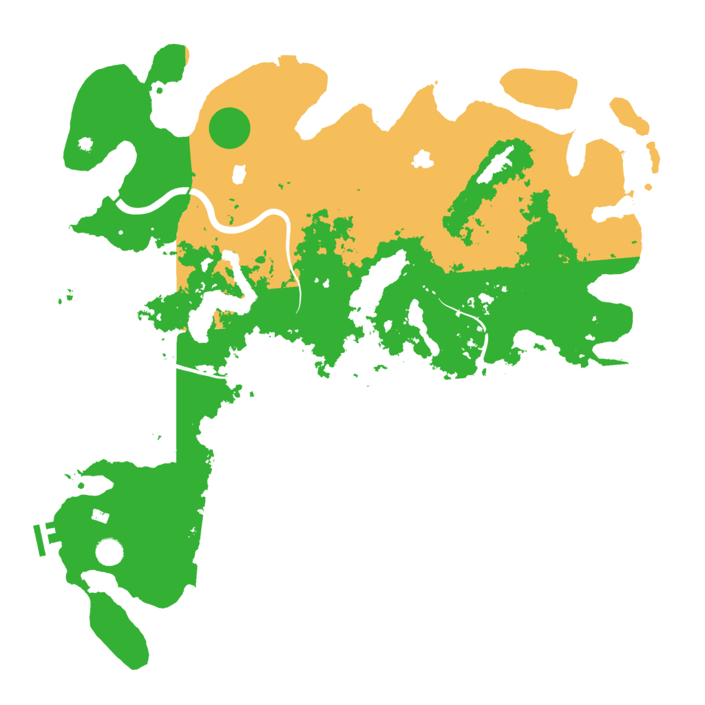 Biome Rust Map: Procedural Map, Size: 4500, Seed: 1349710011