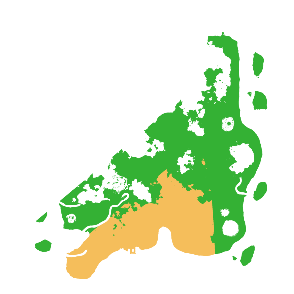Biome Rust Map: Procedural Map, Size: 3250, Seed: 1234641954