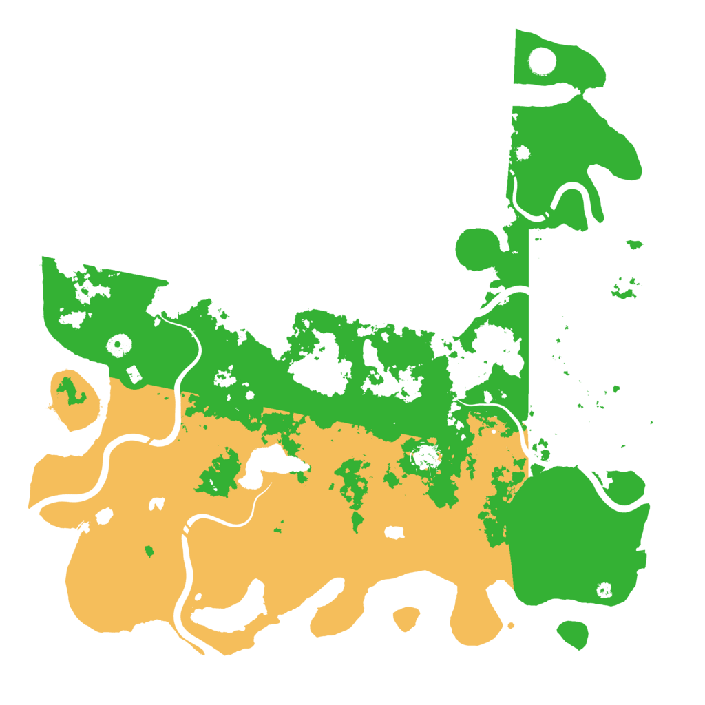 Biome Rust Map: Procedural Map, Size: 4500, Seed: 1349710013