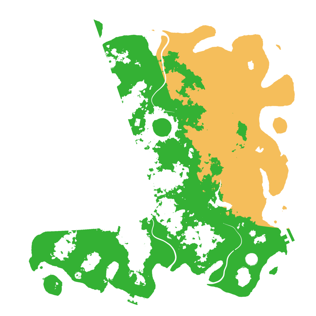 Biome Rust Map: Procedural Map, Size: 4500, Seed: 1349710014