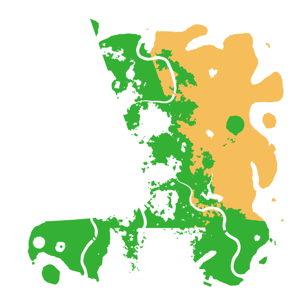 Biome Rust Map: Procedural Map, Size: 4500, Seed: 1349710014