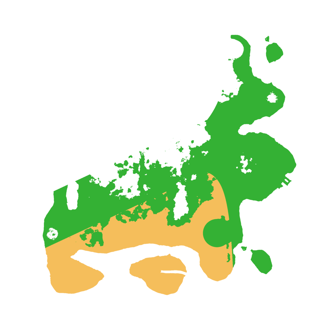 Biome Rust Map: Procedural Map, Size: 3000, Seed: 229393993