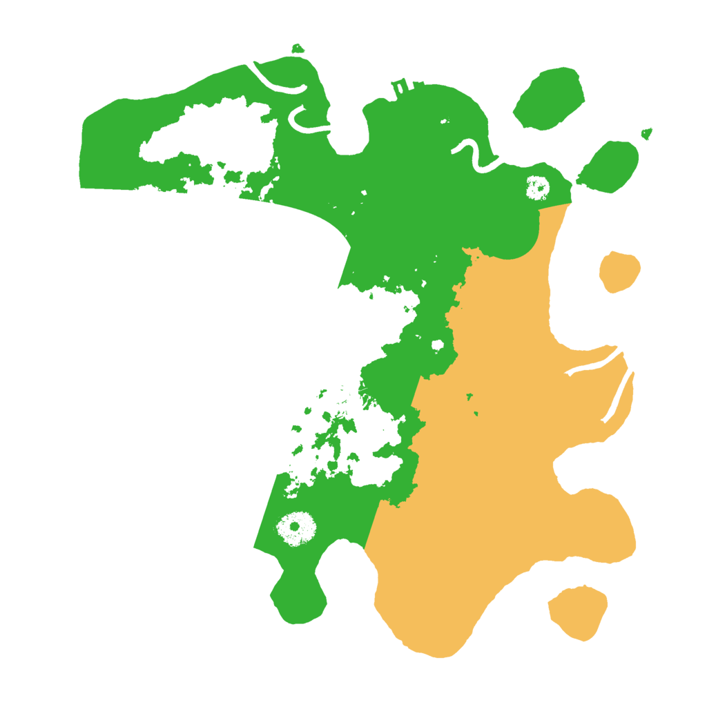 Biome Rust Map: Procedural Map, Size: 3000, Seed: 743489043