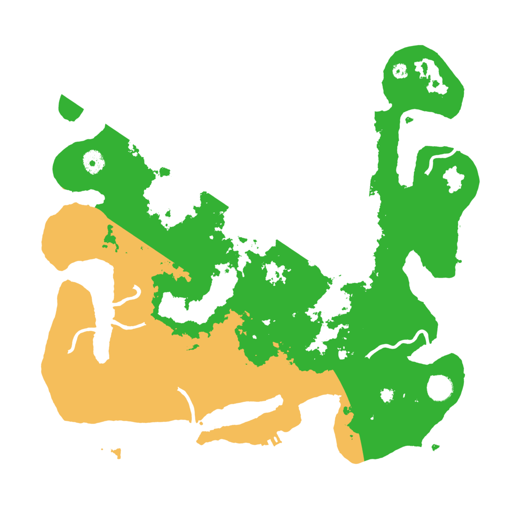 Biome Rust Map: Procedural Map, Size: 3500, Seed: 2090015562