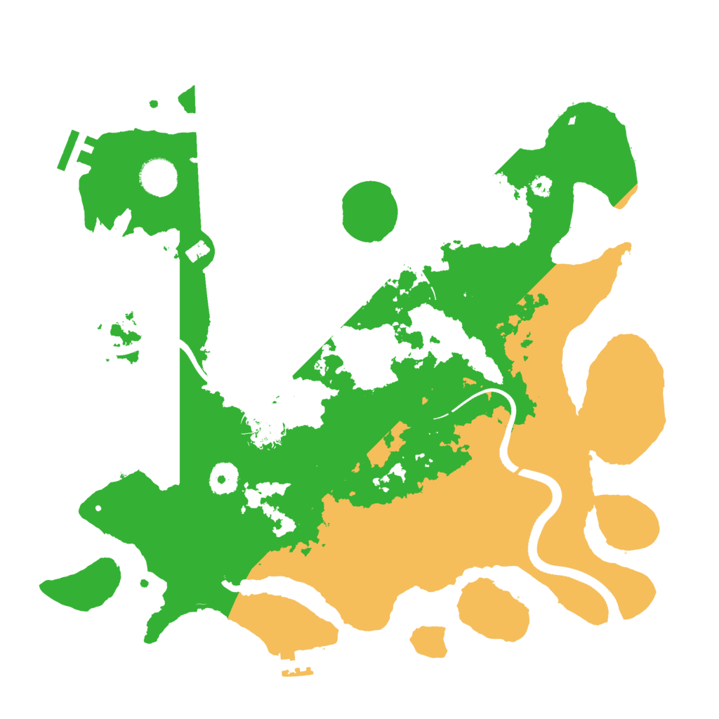 Biome Rust Map: Procedural Map, Size: 3500, Seed: 1783214782