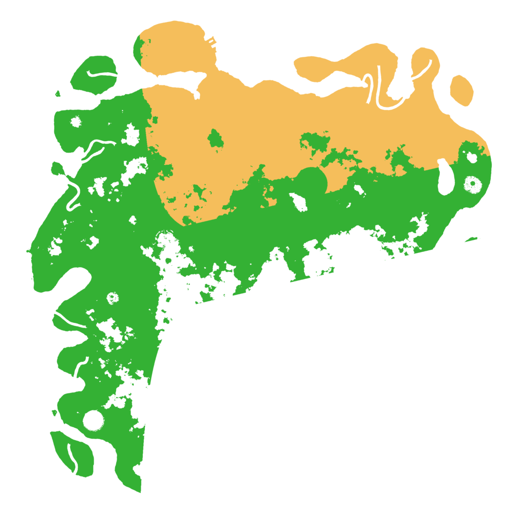 Biome Rust Map: Procedural Map, Size: 4500, Seed: 1349710015