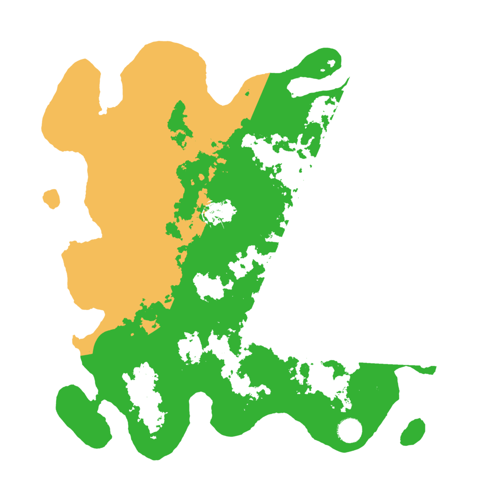 Biome Rust Map: Barren, Size: 3550, Seed: 953445
