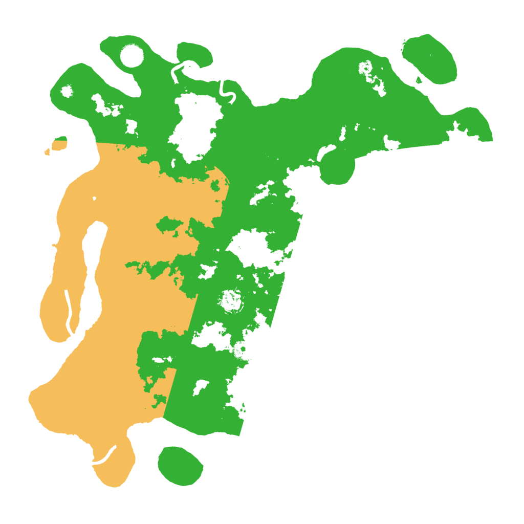 Biome Rust Map: Procedural Map, Size: 4000, Seed: 19577
