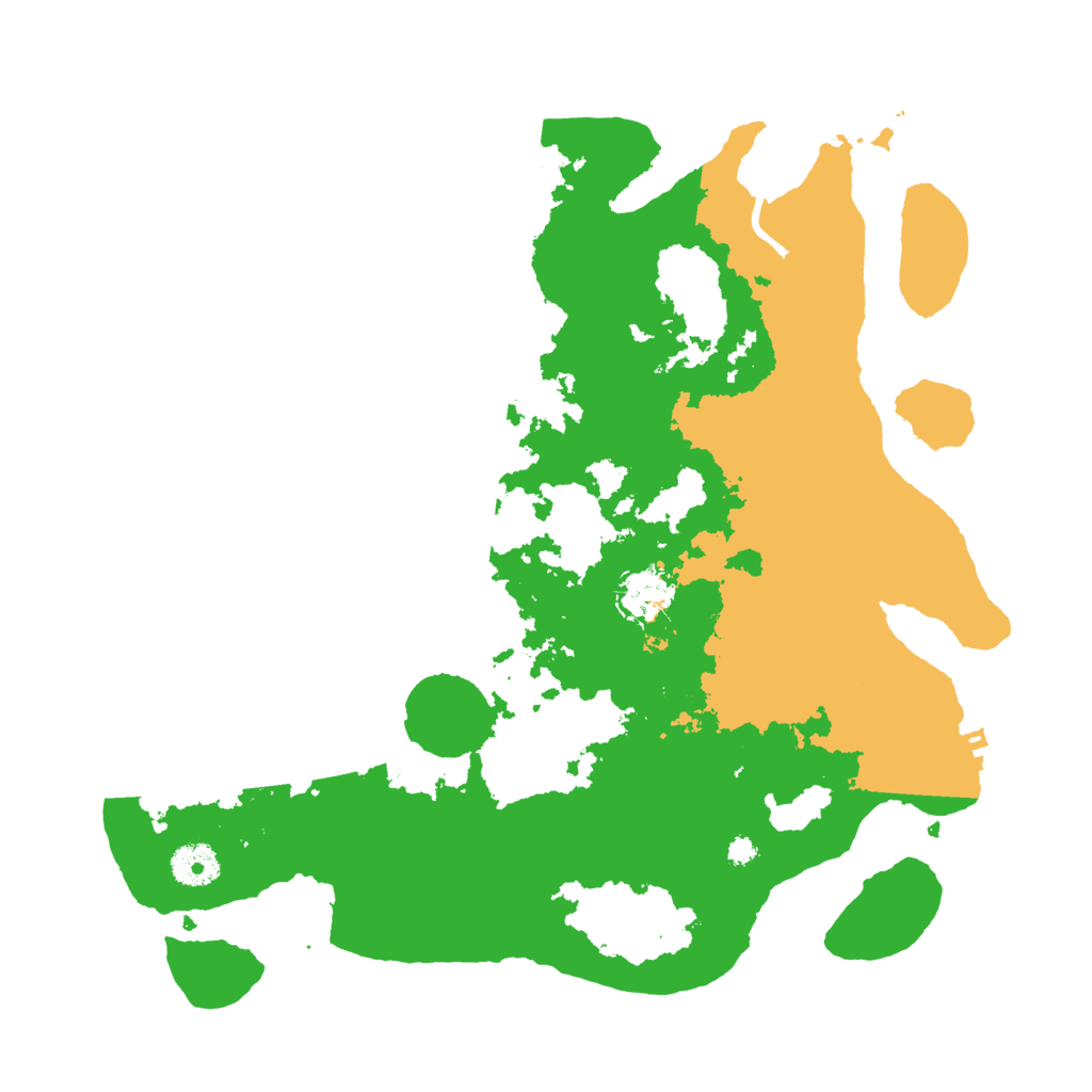 Biome Rust Map: Procedural Map, Size: 3600, Seed: 47356086