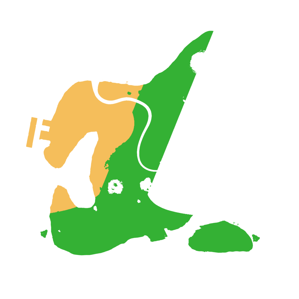 Biome Rust Map: Procedural Map, Size: 2000, Seed: 726942402