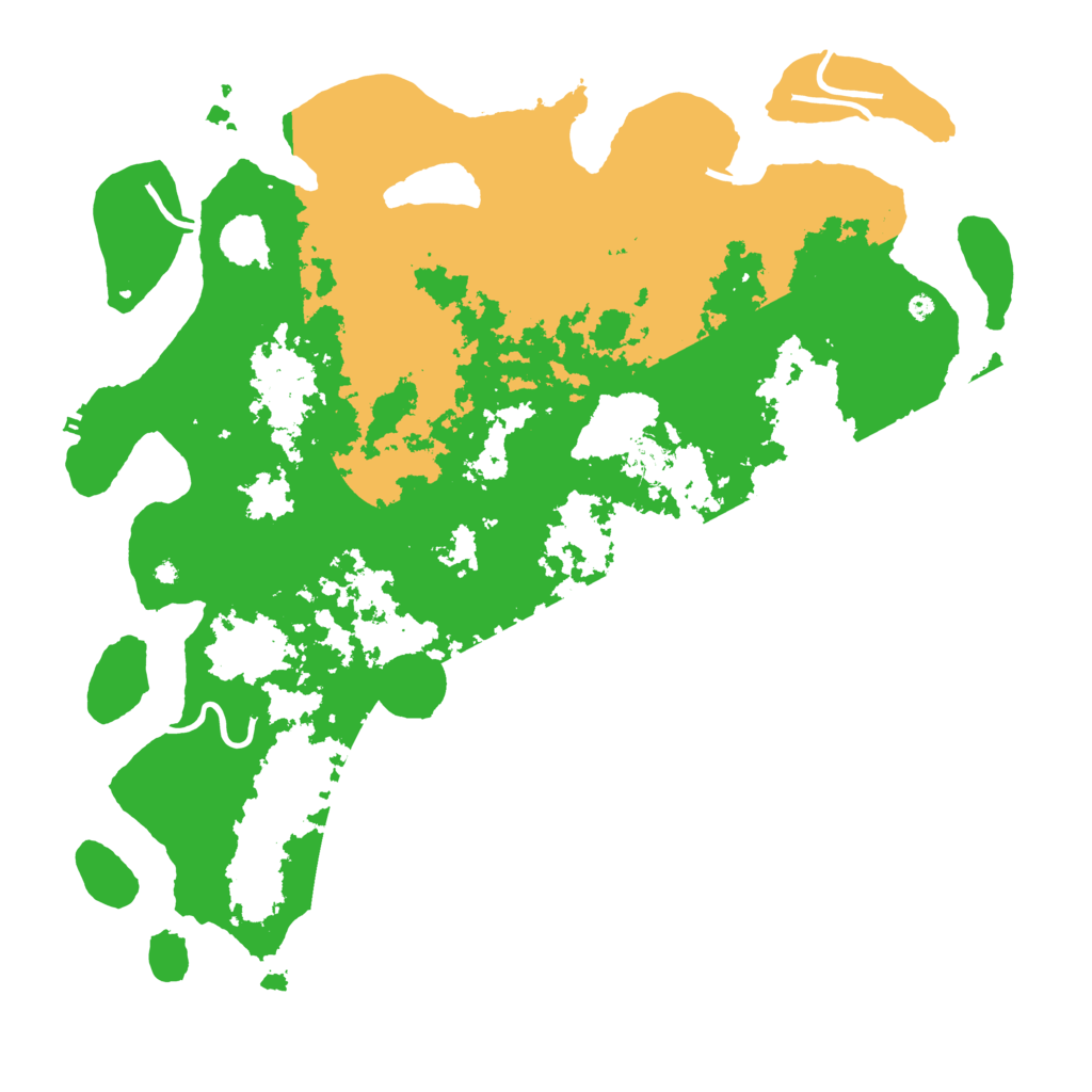 Biome Rust Map: Procedural Map, Size: 4500, Seed: 24931881