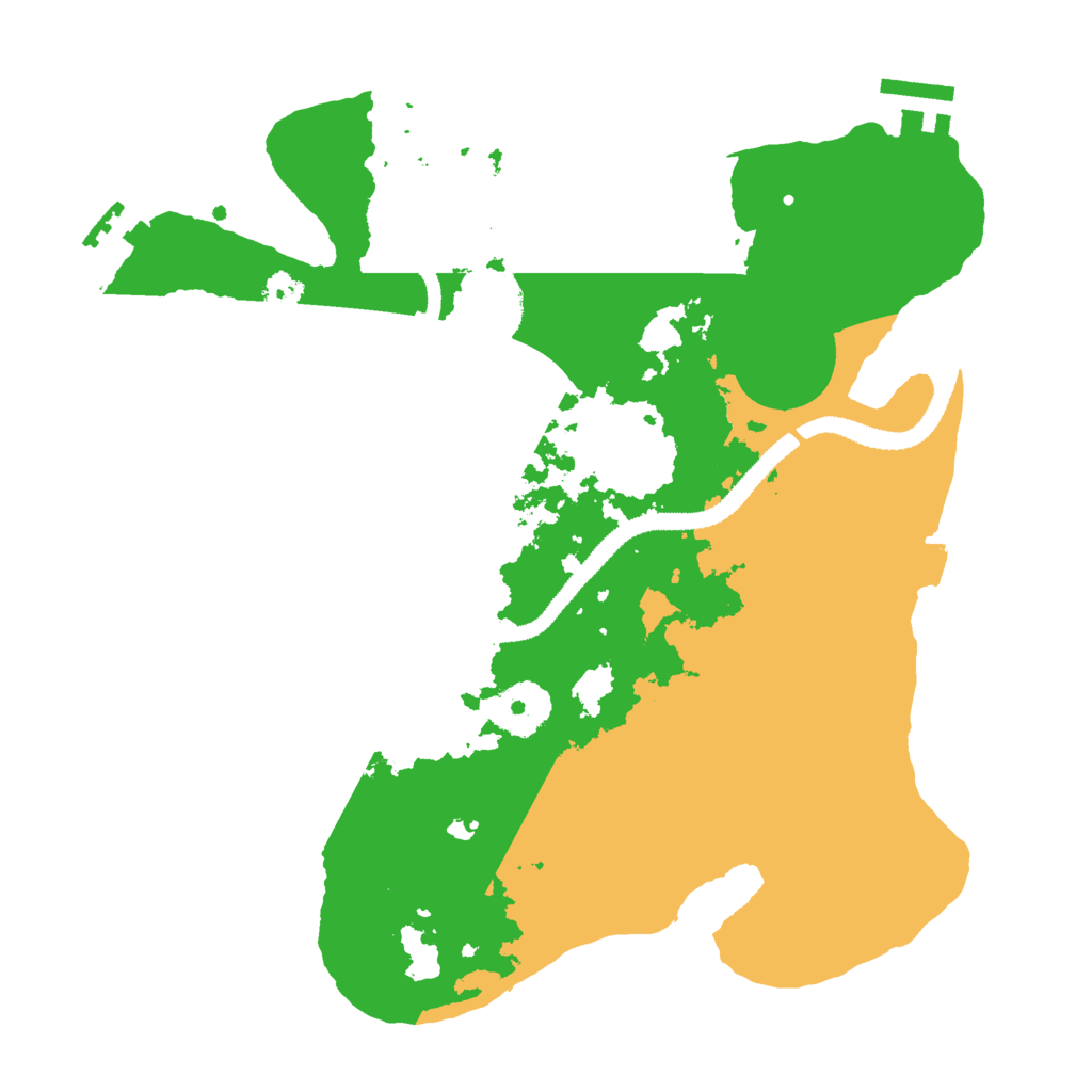 Biome Rust Map: Procedural Map, Size: 3000, Seed: 1223764243
