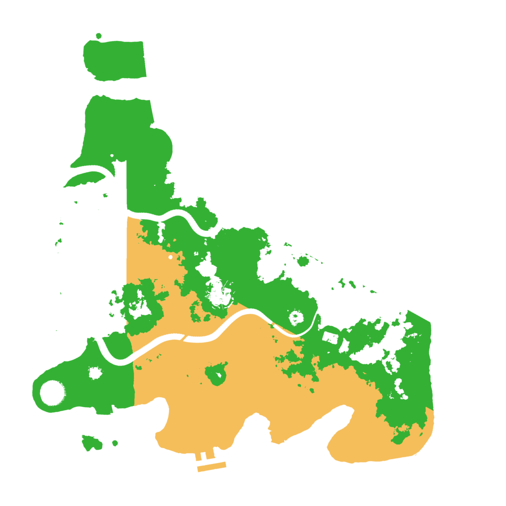 Biome Rust Map: Procedural Map, Size: 3550, Seed: 2145867513