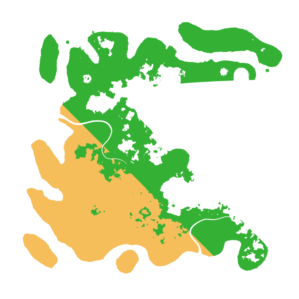 Biome Rust Map: Procedural Map, Size: 3500, Seed: 1542148897