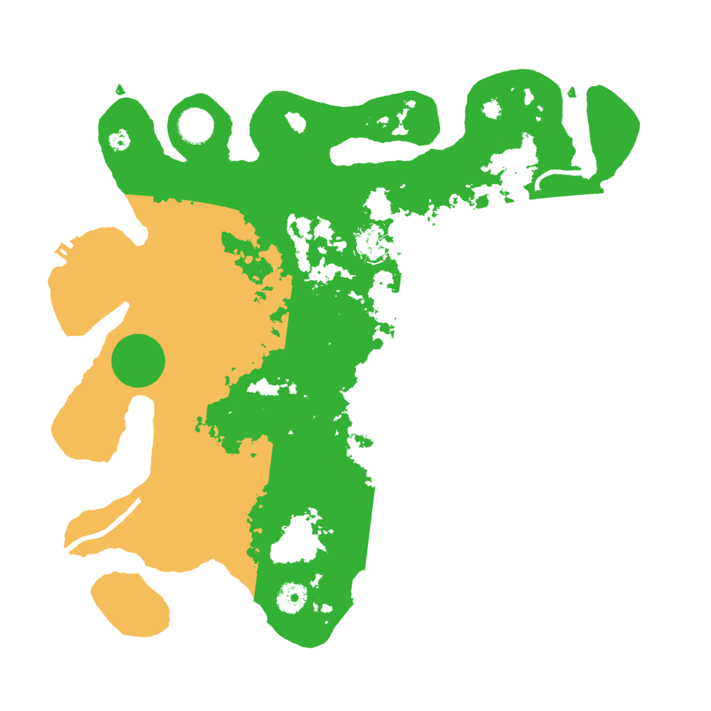 Biome Rust Map: Procedural Map, Size: 3500, Seed: 743882343