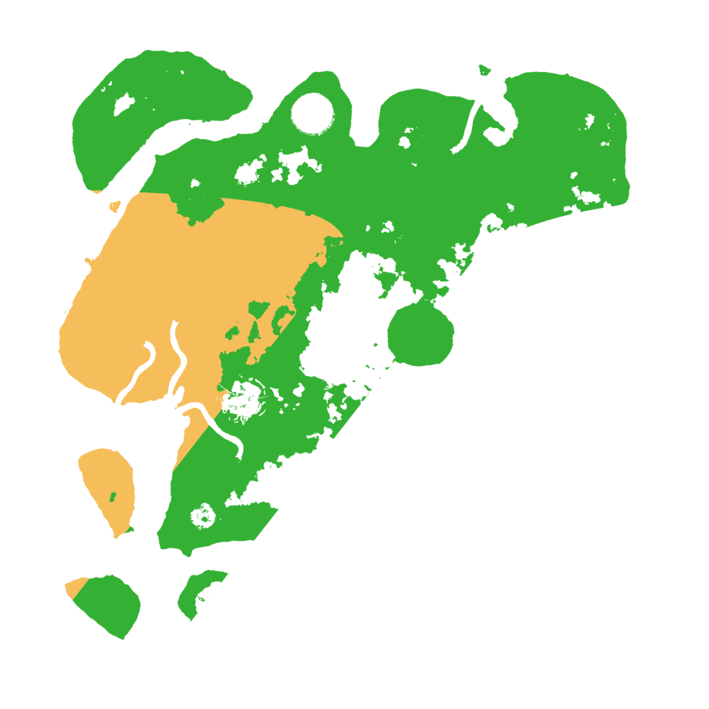 Biome Rust Map: Procedural Map, Size: 3000, Seed: 20931408