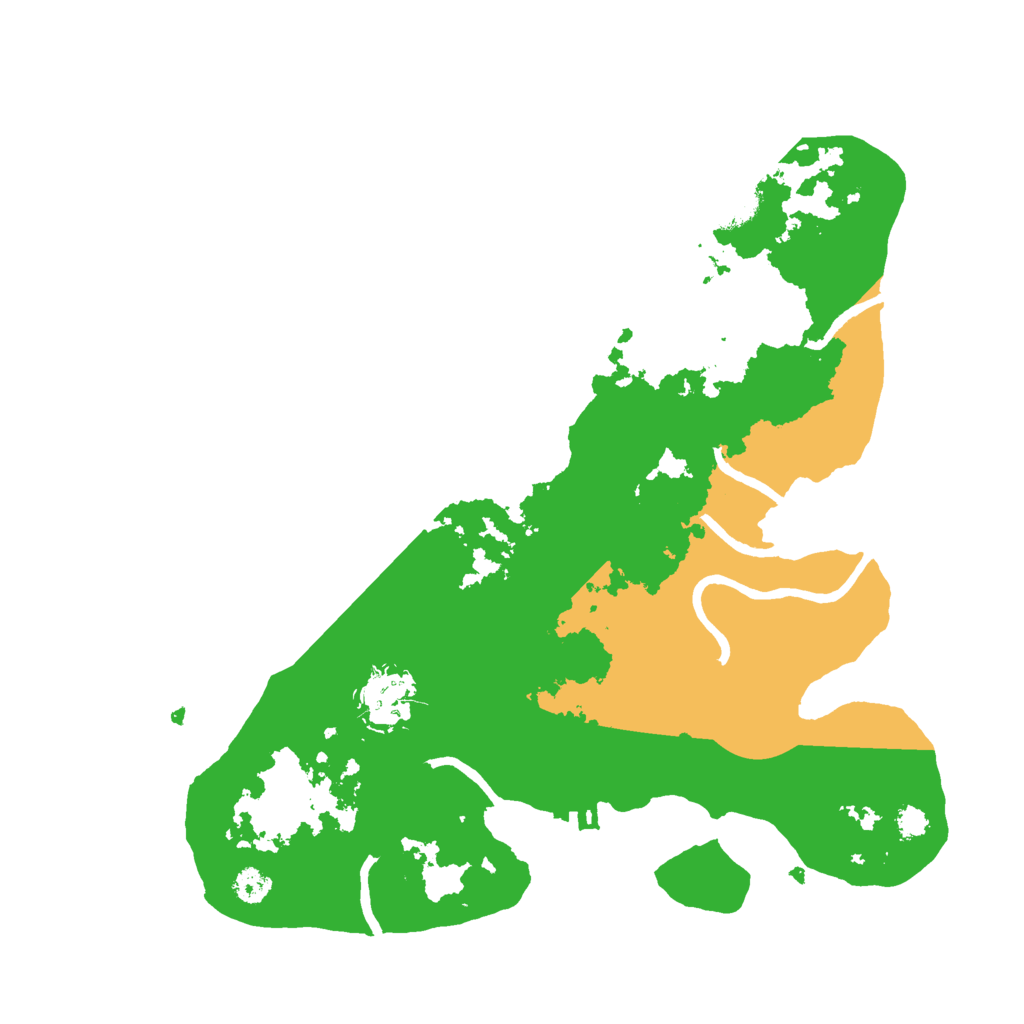Biome Rust Map: Procedural Map, Size: 3000, Seed: 9885466