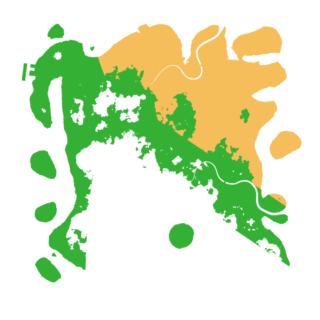 Biome Rust Map: Procedural Map, Size: 3700, Seed: 944065306