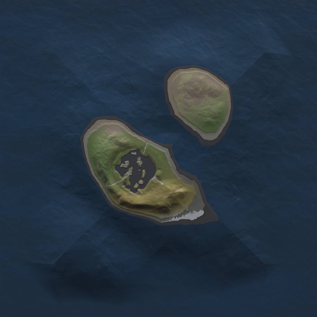 Rust Map: Barren, Size: 1200, Seed: 2942998, 3 Monuments